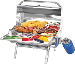 Picture of Magma A10-803 ChefsMate 9" x 18" Stainless Steel Portable Gas Grill