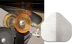 Picture of Megaware KeelGuard 80637 ScuffBuster XL Bow Guard 9" x 8.75" Stainless Steel
