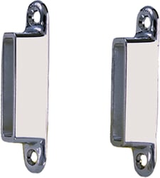 Picture of Perko 0578DP0CHR Chrome Boat Cover Batten Socket 3/4" x 5/8" #6 Screw Mount - 2 Pack
