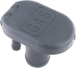 Picture of Perko 1319DPGBLK Gas Fill and Tank Vent with Straight Neck - Black Plastic