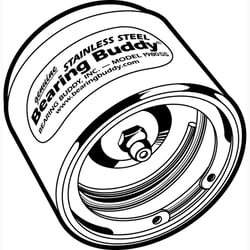 Picture of Bearing Buddy 42404 Stainless Steel Wheel Bearing Protector 2-Pack