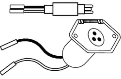 Picture of Rig Rite 455 Marine Electrical Connector Plug & Receptacle Set