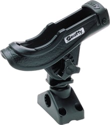 Picture of Scotty Downriggers 280BK Bait Caster/Spinning Rod Holder Side/Deck Mount Black