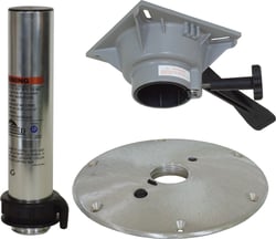 Picture of Springfield Marine 1793313 3-Piece Threaded Pedestal Package for Pontoon Boats