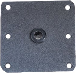 Picture of Springfield Marine 1620018 KingPin 7x7 Square Pedestal Base Mild Steel Kennedy Finish
