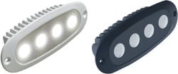 Picture of T-H Marine LED39120DP Oval Recessed Mount LED Spreader Light White