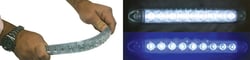 Picture of T-H Marine LED39685DP Flexible LED Light Bar 9 LED White