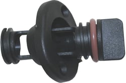 Picture of T-H Marine DP1DP Screw-Type Drain Plug for 1" Hose, Black