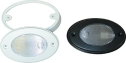 Picture of T-H Marine OCL2KDP 12V Oval Courtesy Light with Built-In Switch