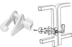 Picture of T-H Marine GL2DP Pontoon Gate Latch for 1", 1-1/8" and 1-1/4" Square Tubing