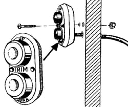 Picture of T-H Marine TTC1DP Transom Trim Control Switch for Outboards and Jack Plates