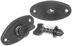 Picture of T-H Marine WSH1PRDP Windshield Holder Clips Pair Quick Twist Lock