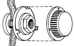 Picture of T-H Marine AF1DP Aerator Filter for 3/4" and 1-1/8" Pump Fittings