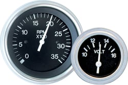 Picture of Sierra 80134P Heavy Duty 2" Voltmeter Gauge 12V 10-16 VDC