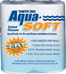 Picture of Thetford 03300 Aqua Soft 2-Ply RV Marine Toilet Tissue