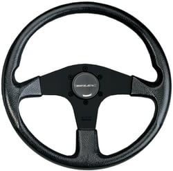 Picture of Uflex CORSEBB Corse Marine Steering Wheel Black PVC Grip with Black Spokes