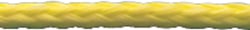 Picture of Unicord 500239 YELLOW 1/4" x 1000' Hollow Braid Polypropylene Rope 8-Strand Yellow