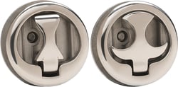 Picture of Whitecap Industries 6138C Mini Slam Latch Stainless Steel Locking Pull Ring