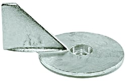 Picture of Quicksilver 17264T2 Aluminum Trim Tab Anode for Mercury Mariner Force Outboards