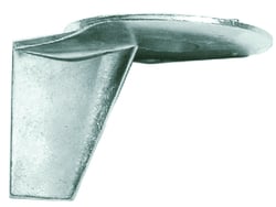Picture of Quicksilver 822157T2 Zinc Trim Tab Anode for Mercury & Mariner 4-Stroke Outboards