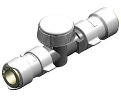 Picture of Whale Water Systems WX1574B 15mm Shut-Off Valve with Quick Connect