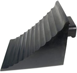Picture of Buyers WC24483 Rubber Wheel Chock Set with Rope 4x4x8 Inch