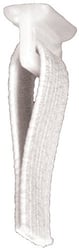 Picture of JR Products 81285 Sew-In Curtain Tabs Type C - Ivory White