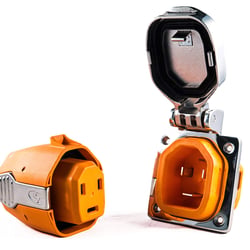 Picture of SmartPlug B30ASSY-NT 30 Amp Boat Shore Power Inlet and Connector Combo Kit