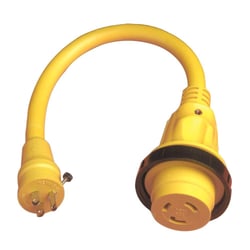 Picture of Marinco 104SPP Pigtail Adapter Plus 30A to 15A with LED Indicator