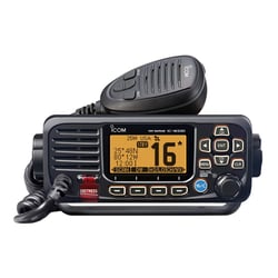 Picture of Icom M330 11 Ultra Compact Fixed Mount VHF Marine Radio Black