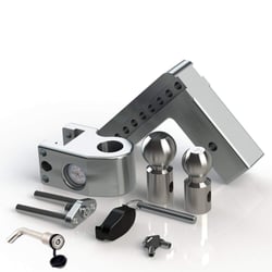Picture of Weigh Safe WS6-2.5-KA Adjustable Ball Mount 6" Drop 2.5" Receiver with Scale