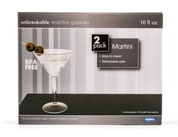 Picture of Camco 43901 Acrylic Martini Glasses 10 Oz 2-Pack BPA Free