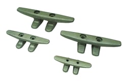 Picture of Dock Edge DE2410F Open Base Aluminum Dock Cleat Matte Finish