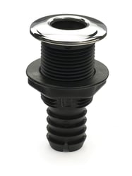 Picture of Whitecap Industries S-3802C Stainless Steel/Nylon Thru-Hull Fitting 1" Hose Barb Straight