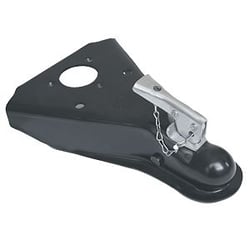 Husky Towing 87077 Weld-On Trailer Coupler 5000 lb 2-Inch Ball Wedge Latch Black — image 2