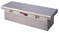 Picture of TrailFX 120701 Crossover Single Lid Toolbox Diamond Plate Aluminum 69x19.25x13.5