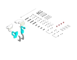 Picture of Husky Towing 31566 Clamp-On Fifth Wheel Bracket No Drill Mount Kit