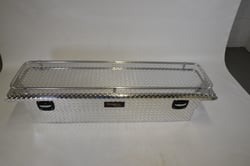 Picture of TrailFX 120691C Low Profile Crossover Tool Box 69" Aluminum Diamond Plate