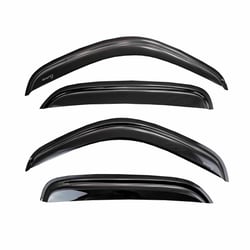 Picture of TrailFX 4807H Rain Guard Window Vent Visors 4-Piece Set Smoke Acrylic Tape-On
