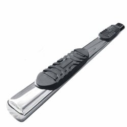 Picture of TrailFX A7087S 5 Inch Oval Side Step Bars Polished Stainless Steel