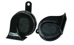 Picture of Hella 011225831 Dual-Tone Horn Kit 12V 113dB Black Trumpet