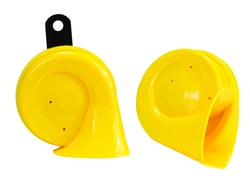 Picture of Hella 012010821 Dual-Tone Horn Kit 12V Universal Yellow Trumpet