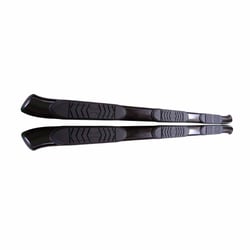 Picture of TrailFX A7083B 5 Inch Oval Wheel-to-Wheel Step Bar Black Powder Coated Steel