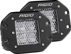 Picture of RIGID Industries 212513 D-Series Pro LED Light Pod Diffused Flush Mount Pair