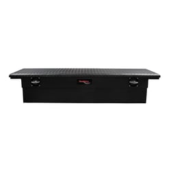 Picture of TrailFX 120723CR Low Profile Crossover Tool Box 72" Matte Black Aluminum with Rail