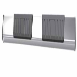 Picture of TrailFX A4015S 4 Inch Trapezoidal Side Steps Polished Stainless Steel