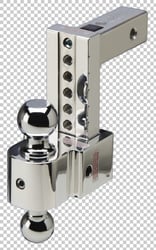 Picture of Fastway 47-00-3600 Flash Silent Adjustable Ball Mount 6" Drop 7" Rise 2" Receiver