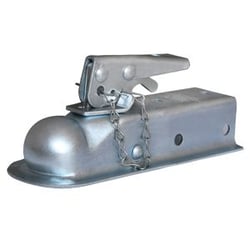 Husky Towing 87074 Straight Tongue Trailer Coupler 2-1/2" Channel Mount 3500 lbs 2" Ball — image 2