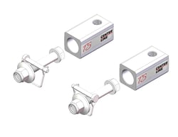 Picture of Husky Towing 32332 Replacement Right & Left Trunnion Bars, Bolts & D-Pin for Round Bar Weight Distribution Hitches