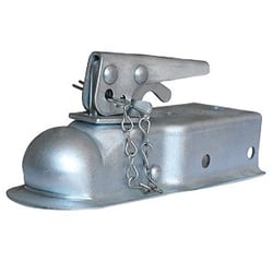 Husky Towing 87071 Straight Bolt-On Trailer Coupler 2-1/2" Channel Mount 2000 lbs 1-7/8" Ball — image 2